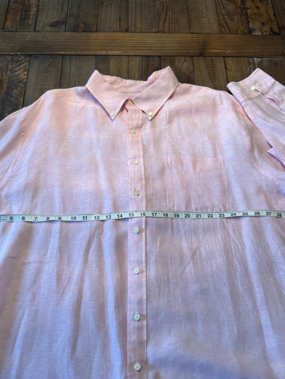 Brooks Brothers Linen Sports Polo Shirt. Baird McNutt Irish Linen. Size 3XL - Picture 8 of 10